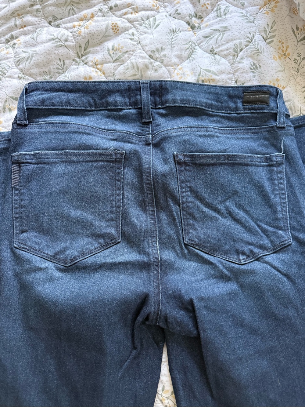 PAIGE Womens Dark Blue Hoxton Ankle Jeans - Picture 4 of 4